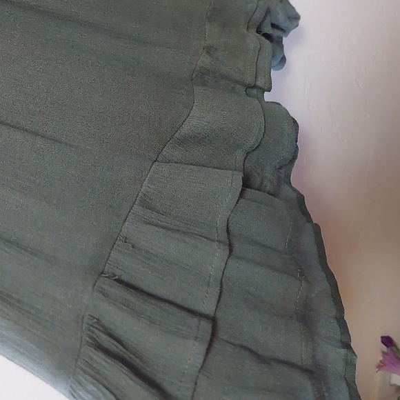 New Womans Boho Ruffle Romper Size Large - Picture 7 of 12